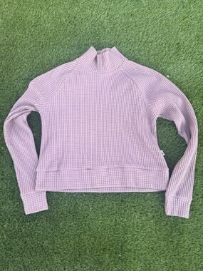The North Face Chabot Mock Neck Sweater Pink Long Sleeve Womens XS